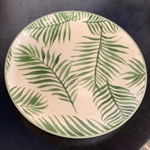 NEW! Palm leaf side plate